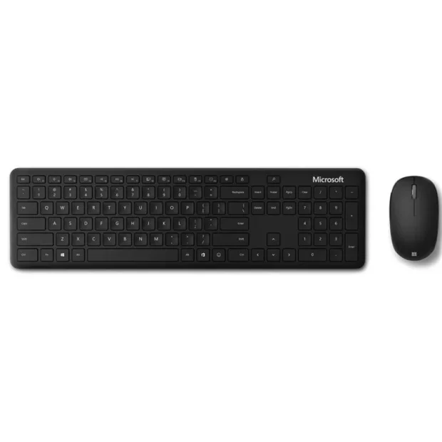 Комплект клавиатура + мышь Microsoft Bluetooth Desktop QHG-00011 (черный)